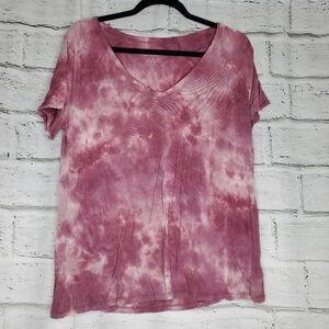 American Eagle soft & sexy pink tie dye t shirt M